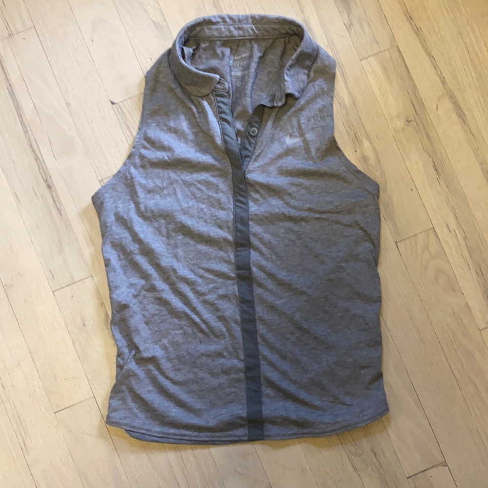 Nike racerback collared tank
